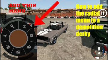 BeamNG how to add the radial menu in a demolition derby tutorial