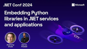 Embedding Python libraries in .NET services and applications