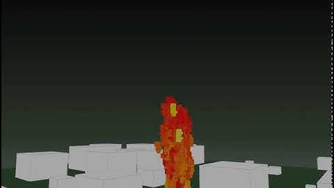 Pixel art in Houdini - Fire