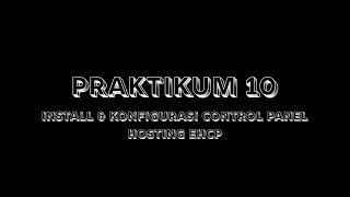 #10 Install & Konfigurasi Control Panel Hosting EHCP
