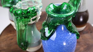 Melting Glass Bottles on Pottery  What is the best temperature?