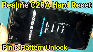 Realme C20A Hard Reset / All Type Pin Lock / Pattern Lock Remove Without Pc 100% Free