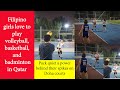 Volleyball filipino girls pack quiet a power behind spikes on doha courts