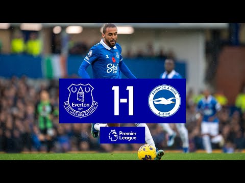 PREMIER LEAGUE HIGHLIGHTS: EVERTON 1-1 BRIGHTON