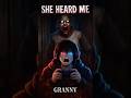 SHE HEARD ME… 😱 | Granny Horror Gameplay | Indian VTuber #Shorts #granny