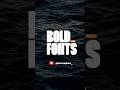 Bold Fonts For Your Next Project Part 4 Freefonts Fonts Fontstyles Typeface