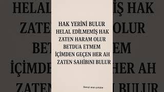 Hak Yerini Bulur/Anlamlı Sözler/Kısa Mesajlar/Düşündüren Sözler/Whatsapp Mesajları Resimi