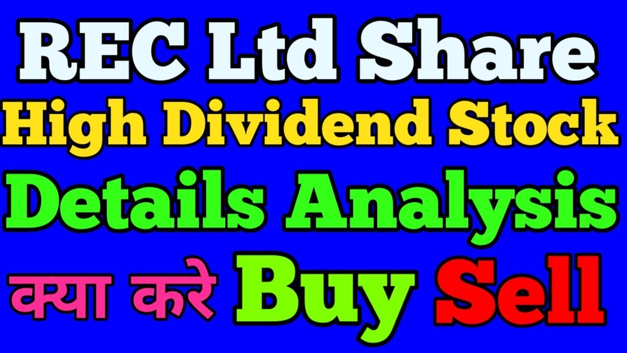 REC Ltd Share ! High Dividend Stock ! Details Analysis ! #share - YouTube