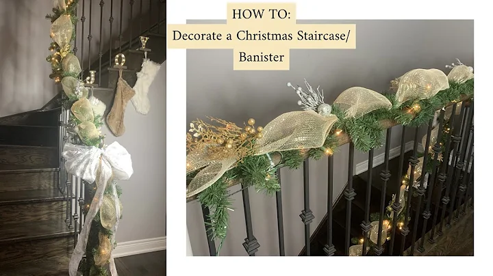 Transform Your Staircase with Budget-Friendly Christmas Decor
