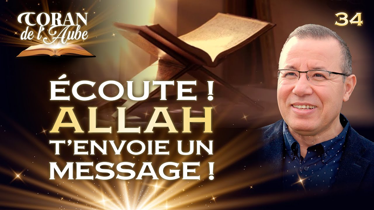 💖🗝️❗34- ECOUTE! ALLÂH T'ENVOIE UN MESSAGE❗ le Coran de l'Aube N°34- Réda Kadri🗝️