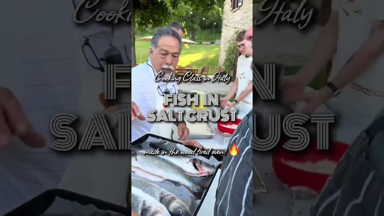 Fish in Salt Crust #Recipe made in our cooking class in Italy with the wood oven! #italytravel Fish in Salt Crust #Recipe made in our cooking class in Italy with the wood oven! #italytravel