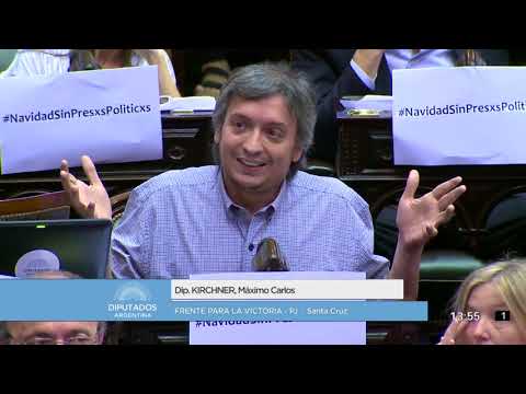 Diputado Kirchner Máximo Carlos - Sesión 21-12-2017 - CP