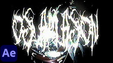 How To Create a Viral Edgy GOTHIC Title - After Effects Tutorial (in-depth)