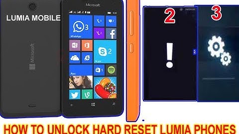 LUMIA 430 PHONE HARD RESET EASY METHOD