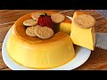 FLAN DE GALLETAS MARÍAS con 3 ingredientes (sin horno) delicioso y cremosito