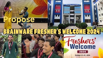 Freshers welcome 2024😍🥰🥵🔥| Brainware University Kolkata | @BongsSsComedy