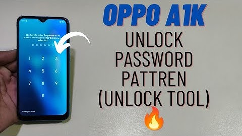 Oppo A1k Hard Reset With Unlock Tool | Oppo Cph1923 Password Reset