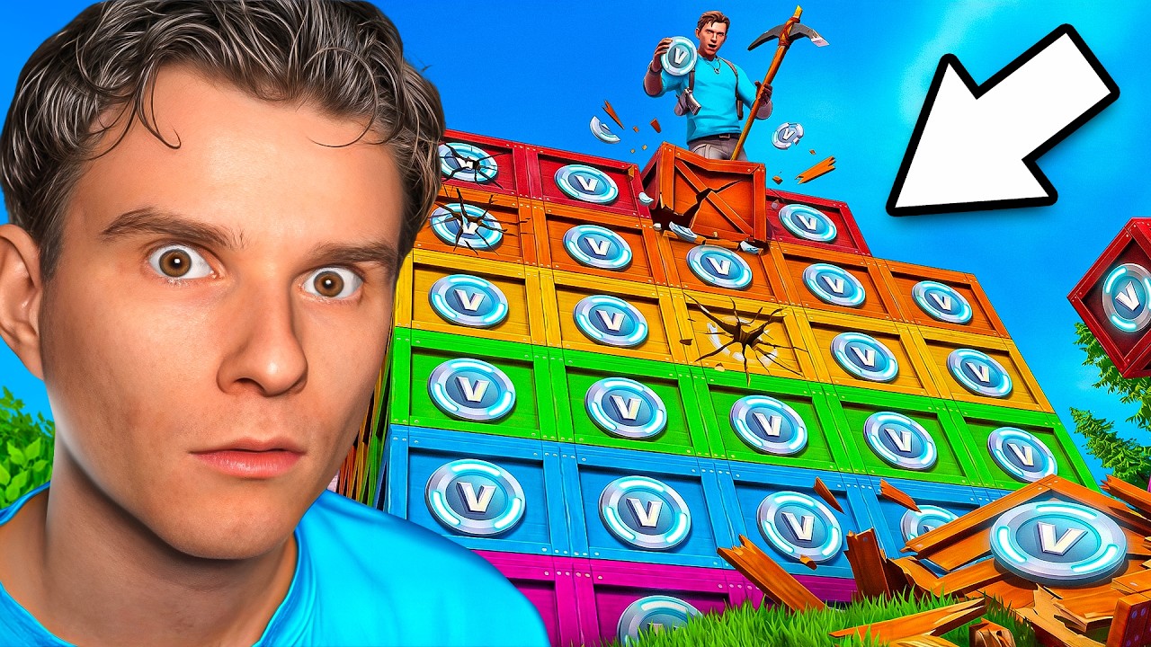 JEDER ZERSTÖRTE BLOCK = 1 VBUCK