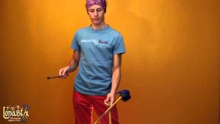Flower stick tutorial - Outer toss