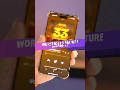 Music Haptics Is The WORST IOS18 Feature