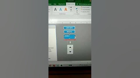 Cara membuat tombol dari shapes di excel tanpa coding