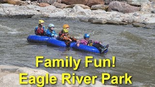 KelloggShow Checks Out the New Eagle River Park in Eagle CO: Whitewater Bliss! Eagle River Park Rapid Block Test