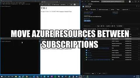 Moving Azure Resources to another Azure subscription