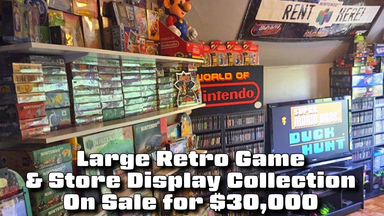 Large Retro Game & Store Display Collection for $30,000 ...
