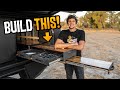 Building a diy slideout kitchen in my new canopy setup