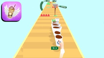 Coffee Stack All Levels Gameplay Android,ios part #1