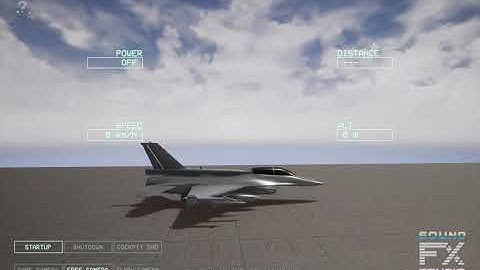 F15 Eagle Jet Fighter: Sound System + Flight Model for Unreal Engine