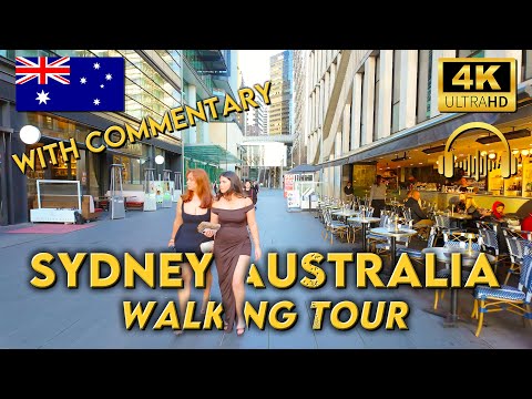 WALKING TOUR SYDNEY AUSTRALIA | Exploring Pyrmont to Circular Quay | 4KUHD | Binaural 🎧