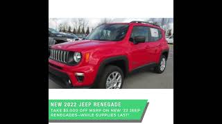 2022 Jeep Renegade for sale at McLarty Daniel Chrysler Dodge Jeep Ram in Bentonville, AR