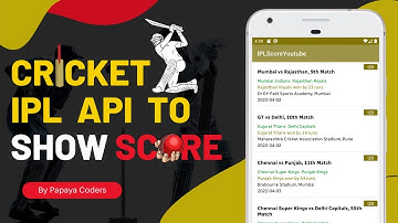 IPL app android studio | Cricket score app android studio