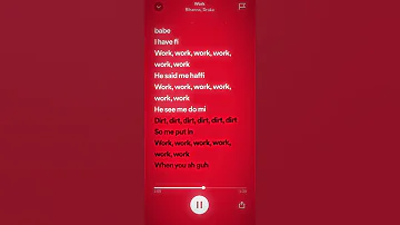 Work Sped Up Fypシ Spedupsounds Viral Spotify Lyrics Sounds Fyp Spedup Recommended 