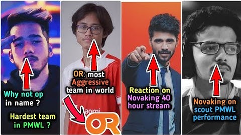 Scout on Hardest Teams in PMWL, BTR Luxxy on OR, Novaking on Scout PMWL Performance