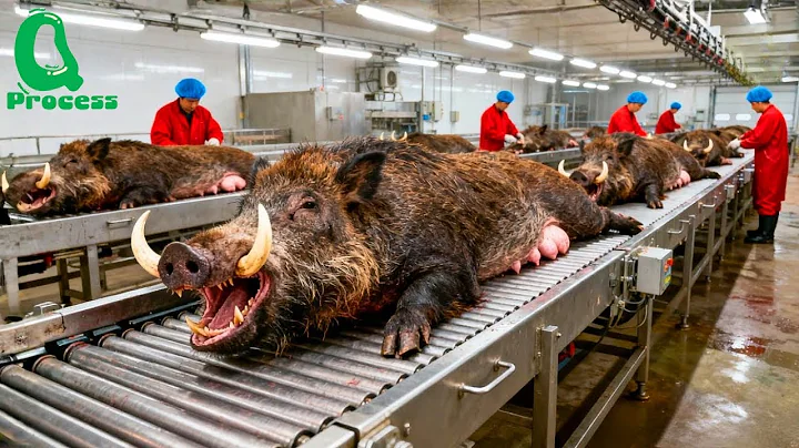 How Texas Farmer Trap and Process Millions of Wild Boars | Inside the Secret Boar Food Factory