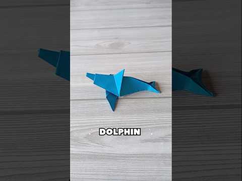 DOLPHIN ORIGAMI TUTORIAL|HOW