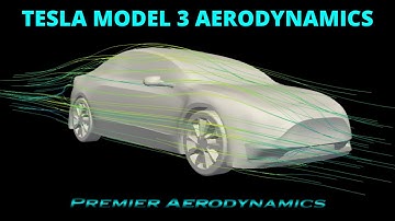 TESLA MODEL 3 aerodynamics and drag coefficient