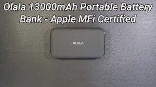 Olala 13000mAh Portable Battery Bank - Apple MFi Certified