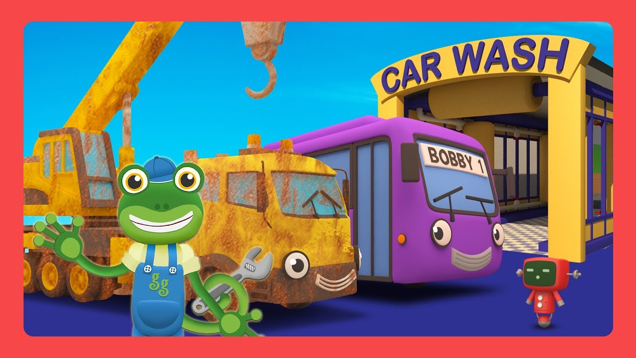 Cleaning Muddy Trucks In The Car Wash With Gecko's Garage