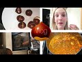 🌰VLOG/otoño/CASTAÑAS en el microondas + limpio la chimenea// varios días conmigo🌰|