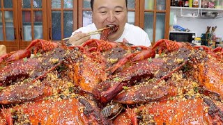 Two Boston Lobsters  Cooked As ”Luxury Sichuan Cuisine”  Spicy  Refreshing And Enjoyable! |Mukbang