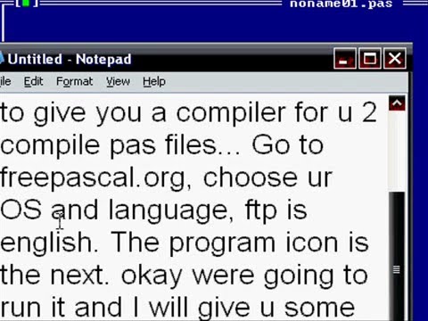 PASCAL TuT - Basics and compiler =)