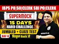 Ibpssbi po so clerk english super mock test  day 6  jumbled and cloze test  by anubhav sir