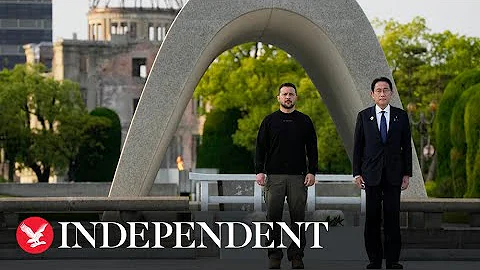 G7 summit: Zelensky and Fumio Kishida lay wreaths at Peace Memorial Park in Hiroshima - DayDayNews