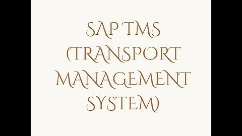 How to Configure STMS (SAP Transport Management System)