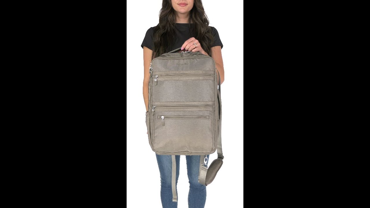 baggallini modern convertible travel backpack travels never been easier Baggallini Modern Convertible Travel Backpack