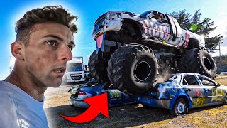 JE FAIS DES DINGUERIES AVEC UN MONSTER TRUCK !