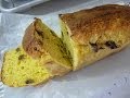 【レシピ】伊藤園の充実野菜ジュースで緑黄色野菜たっぷりパウンドケーキの作り方　How to make a pound cake